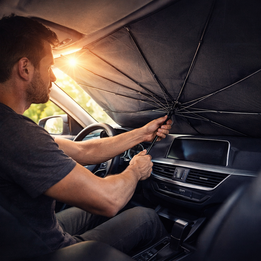 Tapa Sol para Auto - Protección Total y Comodidad